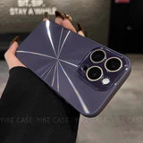 Aurora CD Pattern With Glass Lens iPhone Case