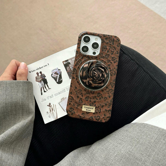 Leopard Rose iPhone Case