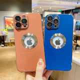 Upgraded Version Solid Color Lens iPhone Case With Camera Protector