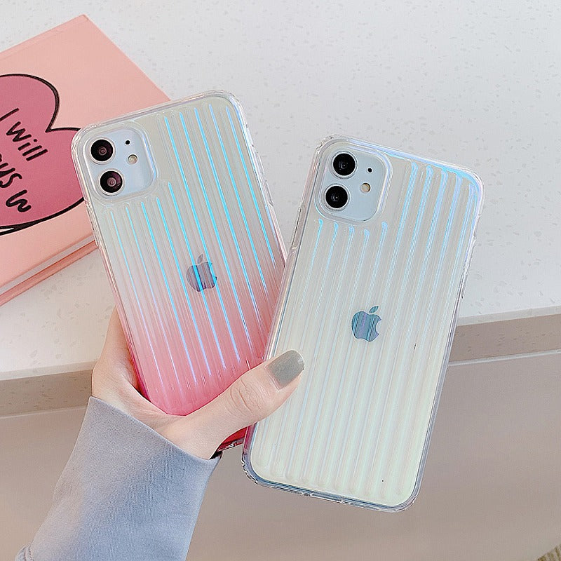 Travel Suitcase Transparent iPhone Case