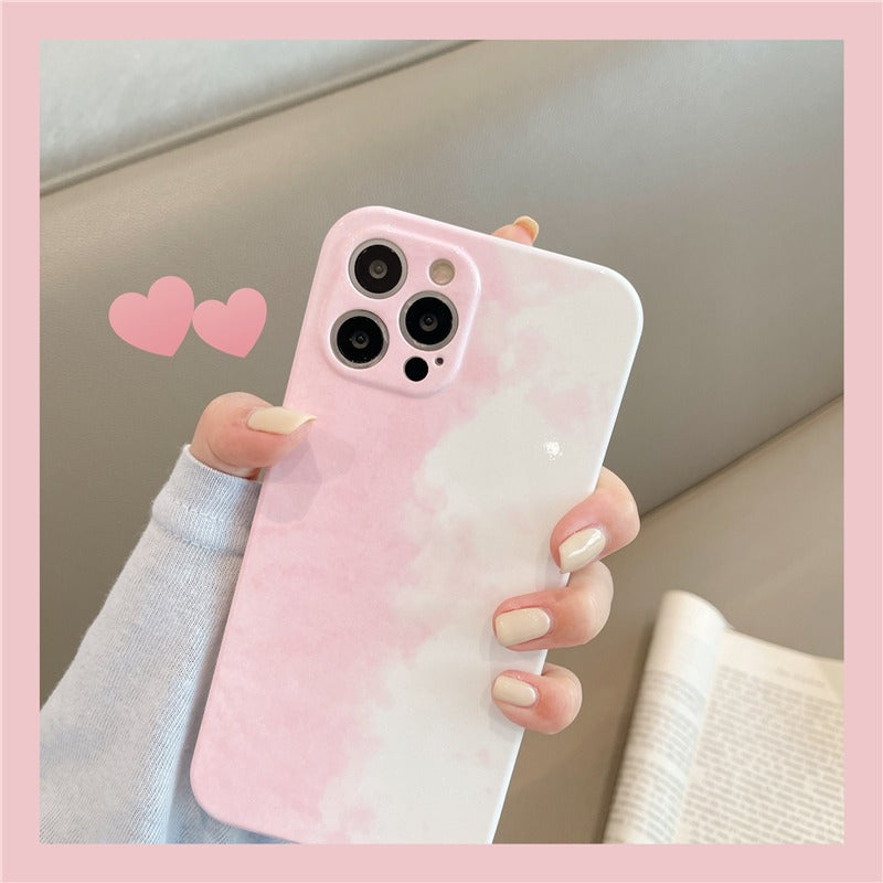 Tie Dye Glitter Color iPhone Case