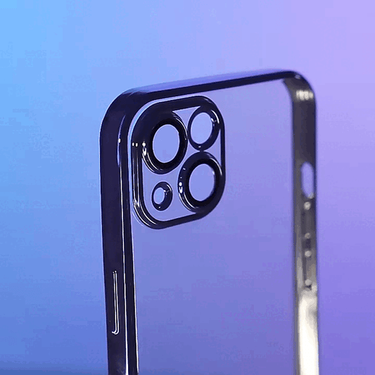 UPGRADED CLEAR SILICONE IPHONE CASE WITH CAMERA PROTECTOR
