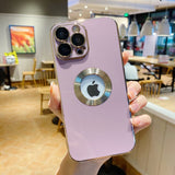 Upgraded Version Solid Color Lens iPhone Case With Camera Protector