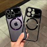 Magsafing Crystal Clear iPhone Case with Camera Protector