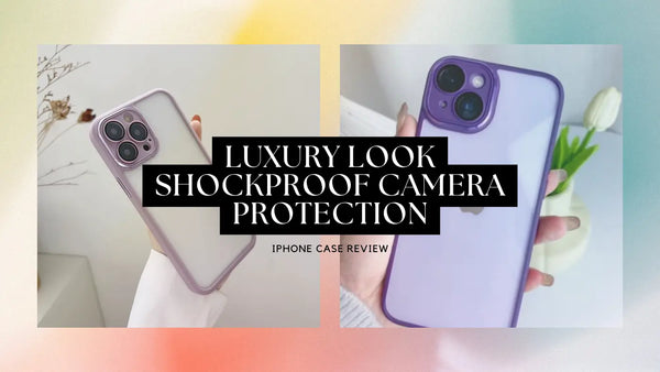 Luxury Look Shockproof Camera Protection iPhone Case Review