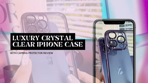 LUXURY CRYSTAL CLEAR IPHONE CASE WITH CAMERA PROTECTOR REVIEW