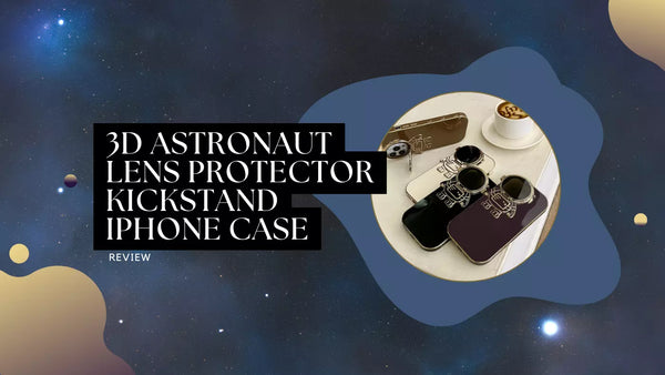3D Astronaut Lens Protector Kickstand iPhone Case Review