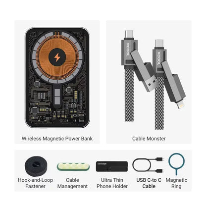 Ultra-thin Magnetic Wireless Power Bank 5000mAh