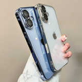 Luxury Crystal Clear iPhone Case With Camera Protector