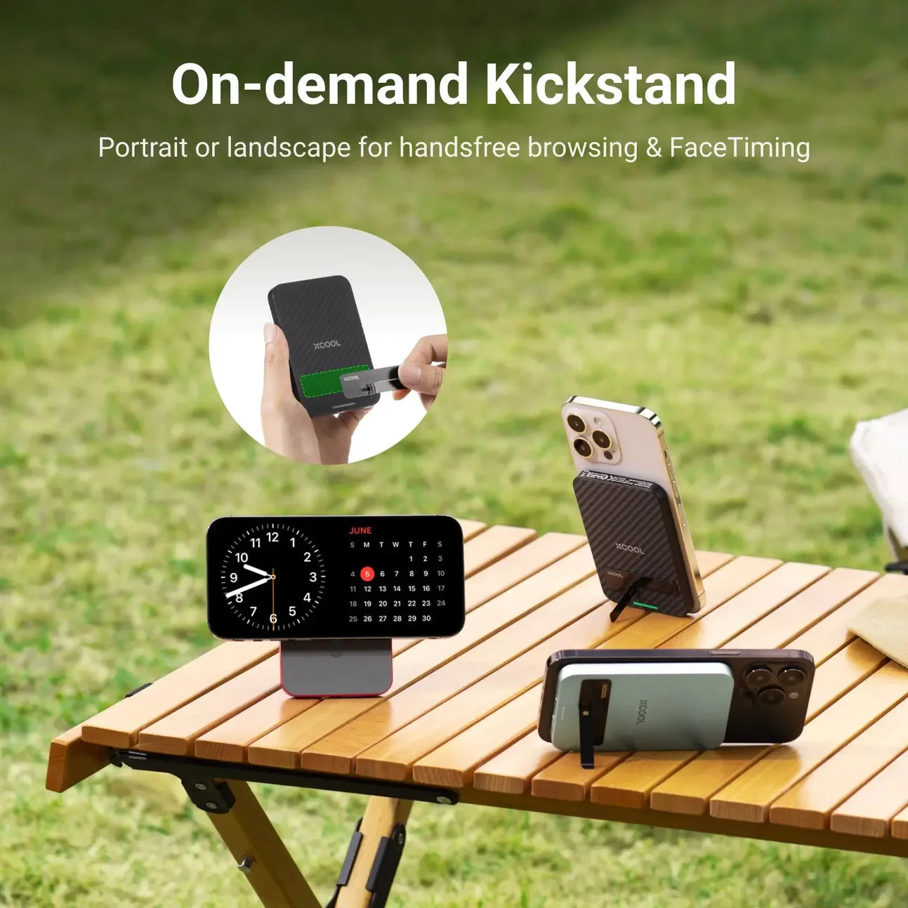 Ultra-thin Magnetic Wireless Power Bank 5000mAh