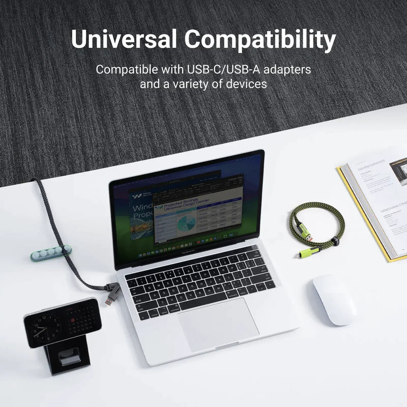 Cable Monster 4-in-1 100W USB-C Cable with Interchangeable Connectors