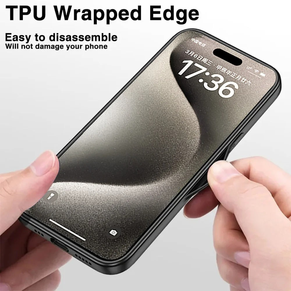Olge Magsafe Shockproof iPhone Leather Case