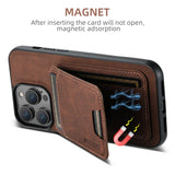 SUTENI Slim Card Holder iPhone Leather Case