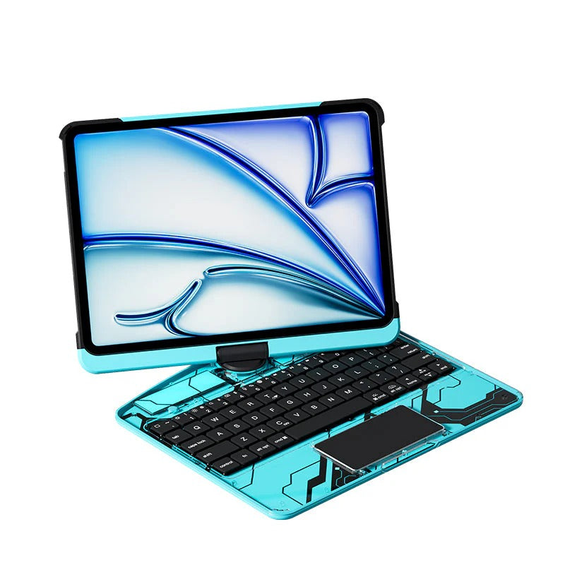 Transparent 360 iPad Keyboard Case
