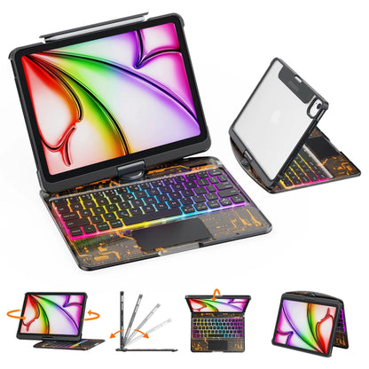 Transparent 360 iPad Keyboard Case