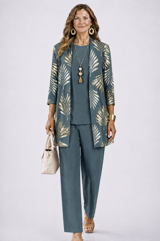 Floral three-piece set