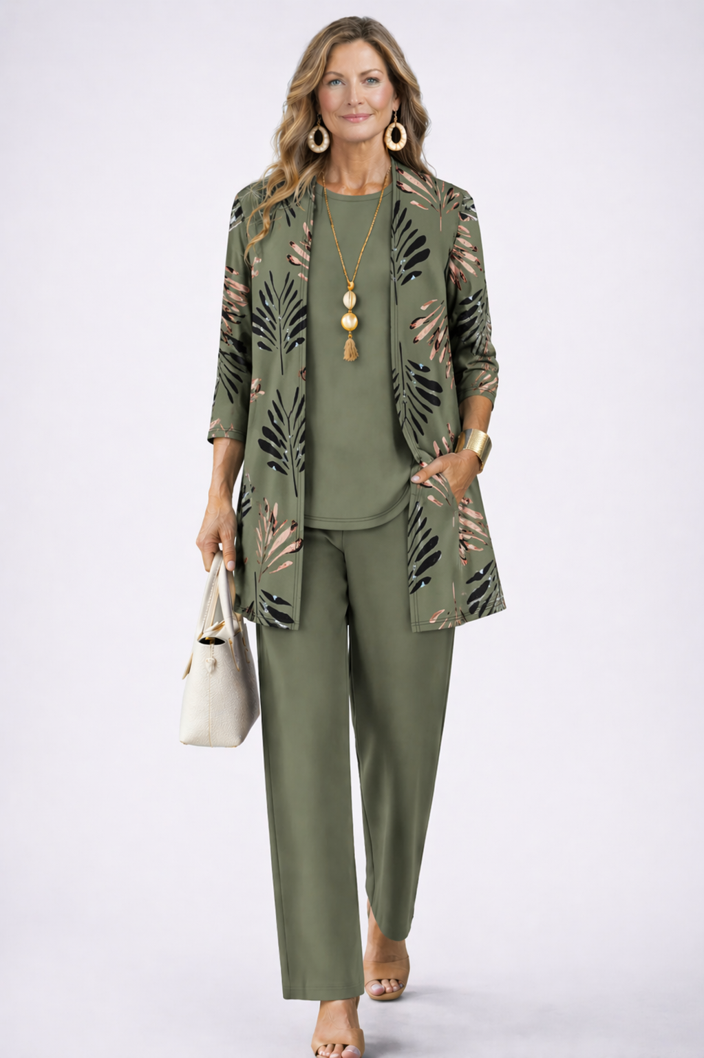 Floral three-piece set