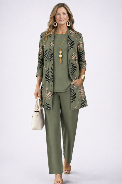 Floral three-piece set