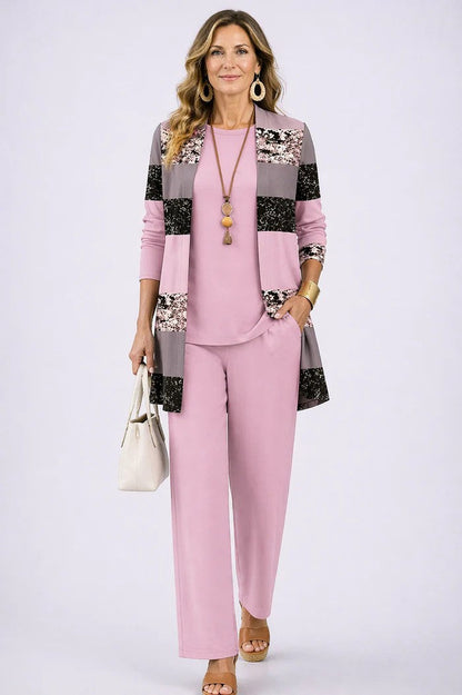 Floral three-piece set