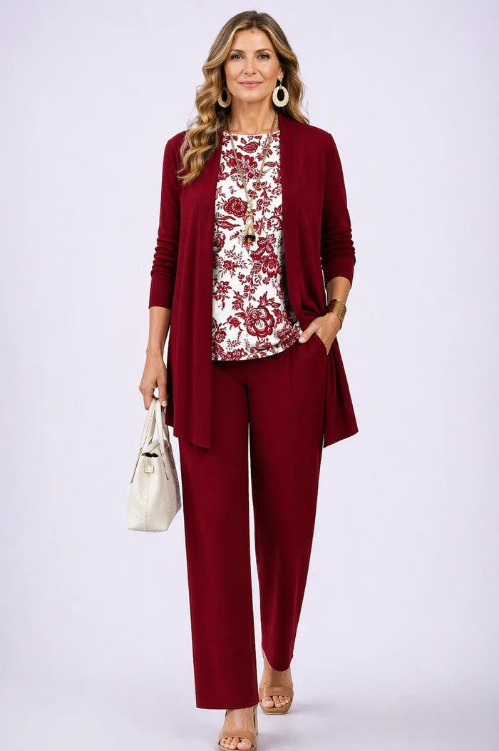 Floral three-piece set