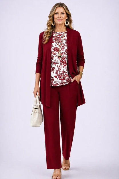 Floral three-piece set