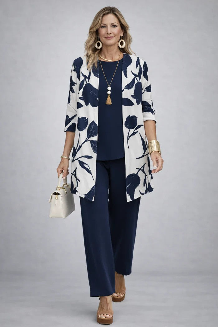Floral three-piece set