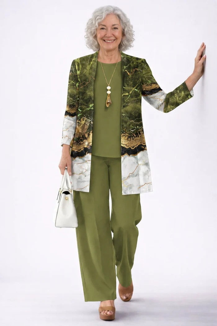 Floral three-piece set