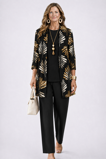 Floral three-piece set