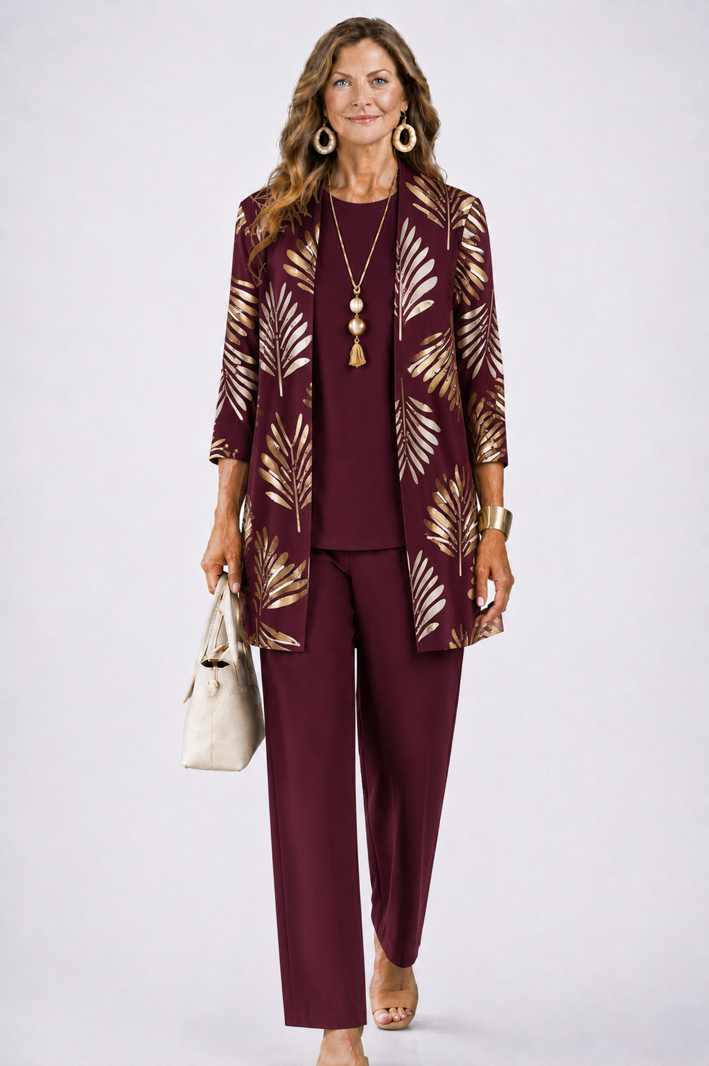 Floral three-piece set