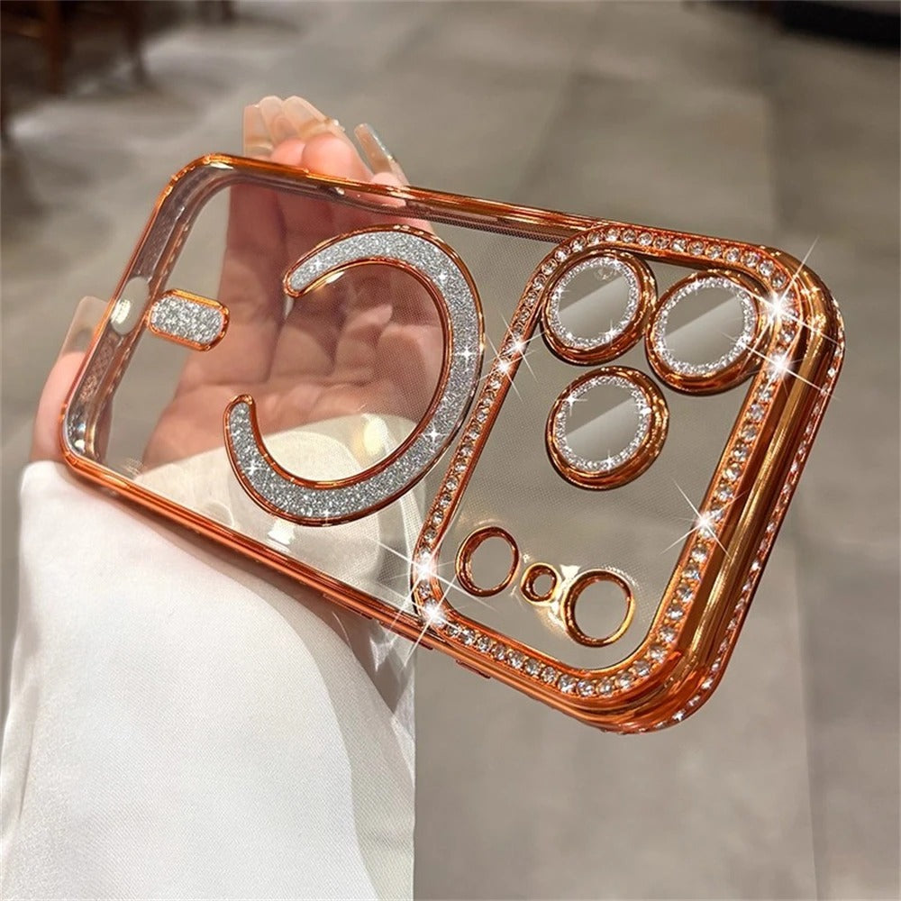 New Sparkly Rhinestones MagSafe iPhone Case