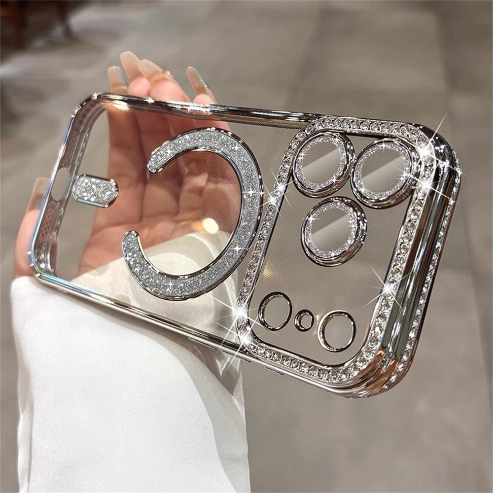 New Sparkly Rhinestones MagSafe iPhone Case