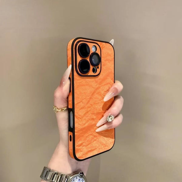 Silk Pattern iPhone Case With Camera Protector