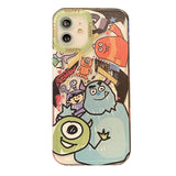 Happy Little Monsters Elephant Holder iPhone Case