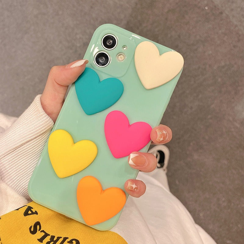 3D Love iPhone Case