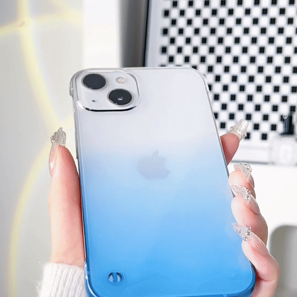 Ultra-Thin Faded Clear iPhone Case