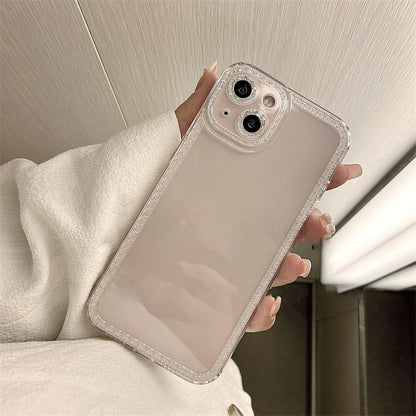 Transparent Diamond Frame iPhone Case
