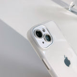 Shockproof Clear iPhone Case With Sparkly Lens Protector