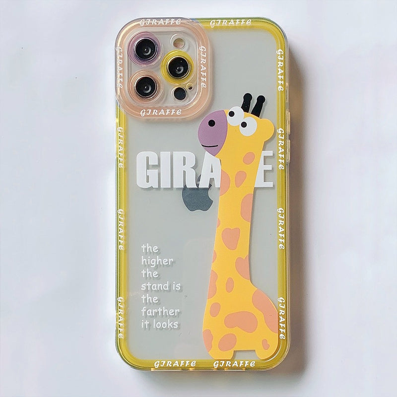 Cute Cartoon Giraffe iPhone Case