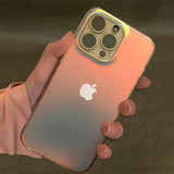 Gradient Frosted Laser iPhone Case