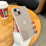 Matte With Lens Protector iPhone Case