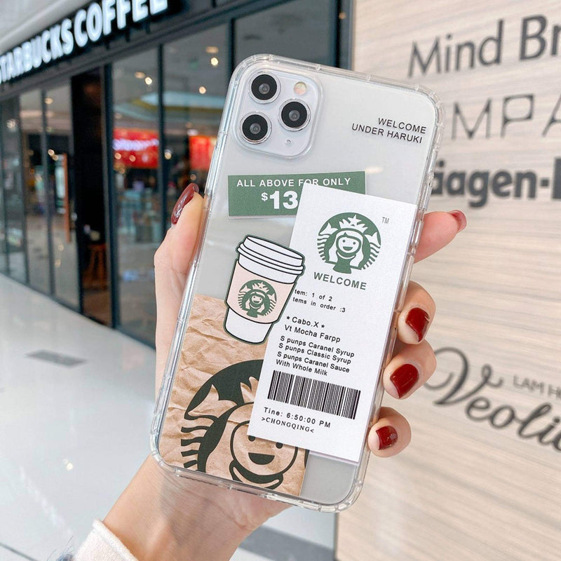 Starbucks Girl Soft TPU iPhone Case