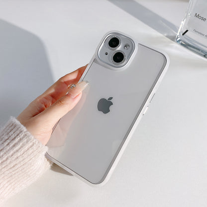 Shockproof Clear iPhone Case With Sparkly Lens Protector