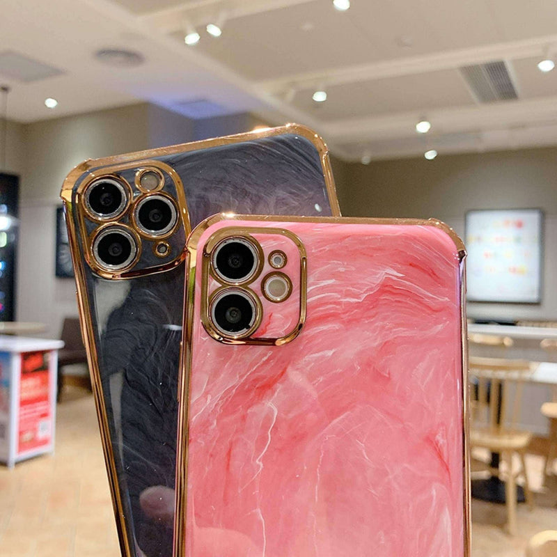 Luxury Marble Plating iPhone Case