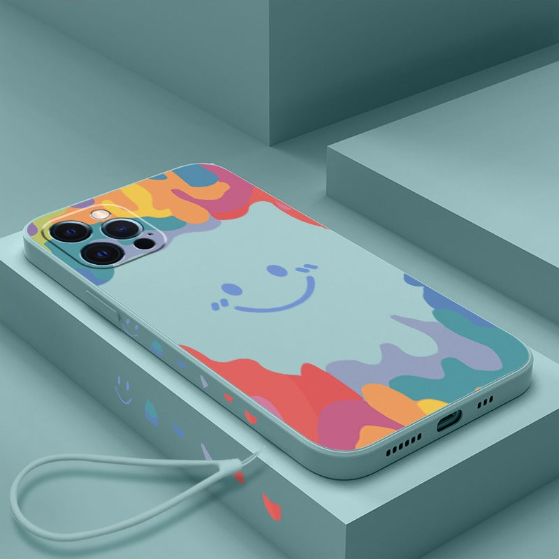 Colorful Smiley iPhone Case