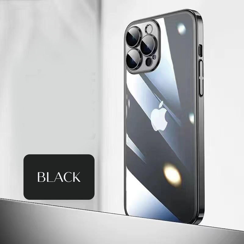 Luxury Crystal Clear iPhone Case With Camera Protector