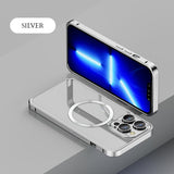 Luxury Metal Buckle Strap Magsafing iPhone Case With Camera Protector