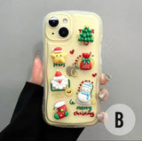 Christmas Cartoon Silicone iPhone Case