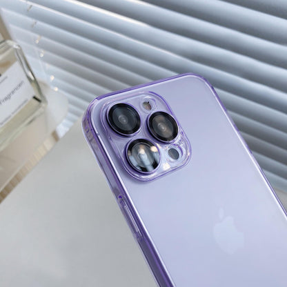 Clear And Matte Glass iPhone Case With Camera Protector
