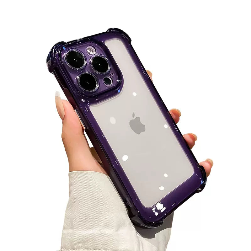 PREMIUM AIR-GUARD CLEAR IPHONE CASE WITH CAMERA PROTECTOR