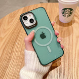 INVISIBLE LENS BRACKET MAGSAFING FROSTED IPHONE CASE